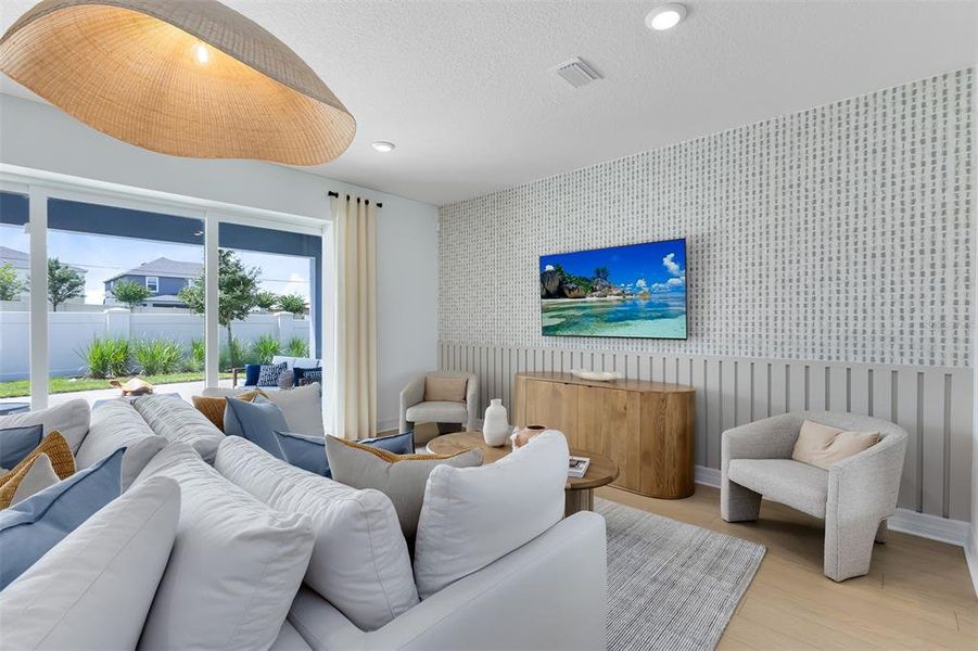 Furnished interior view inside a new home in Willow Ridge, Montverde (Image 4).