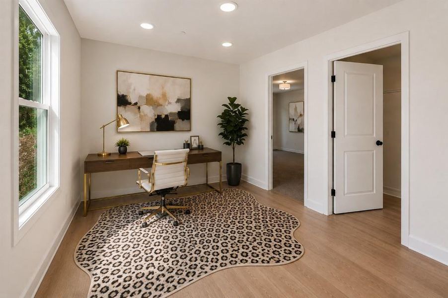 Furnished interior view inside a new home in Wildwood Place, Powder Springs (Image 17).