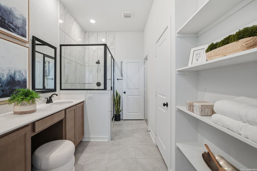 Furnished interior view inside a new home in The Crossvine, Schertz (Image 10).