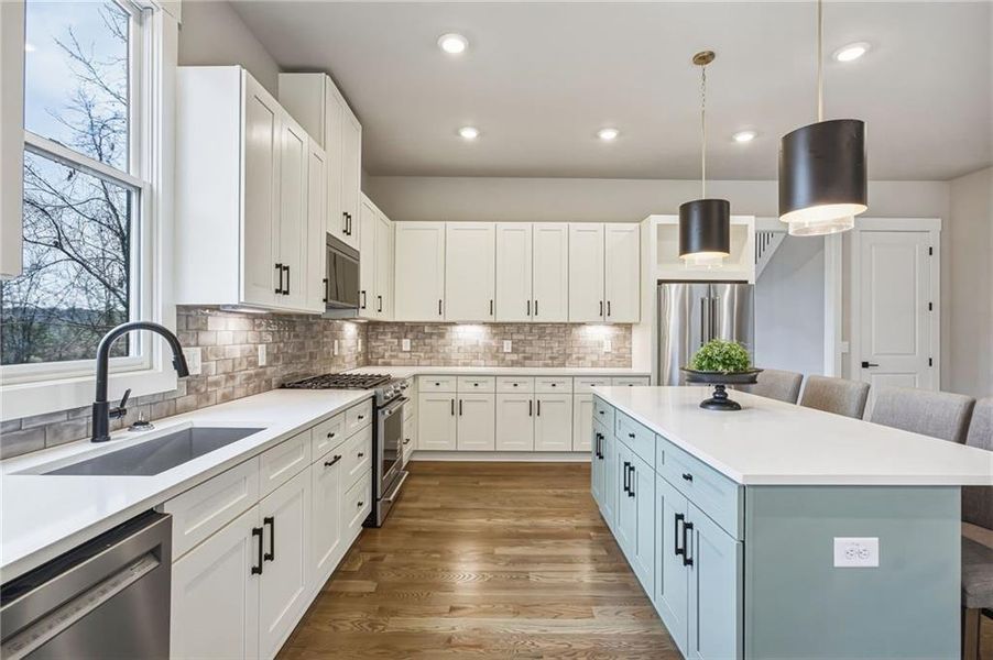 Furnished interior view inside a new home in , Canton (Image 16).