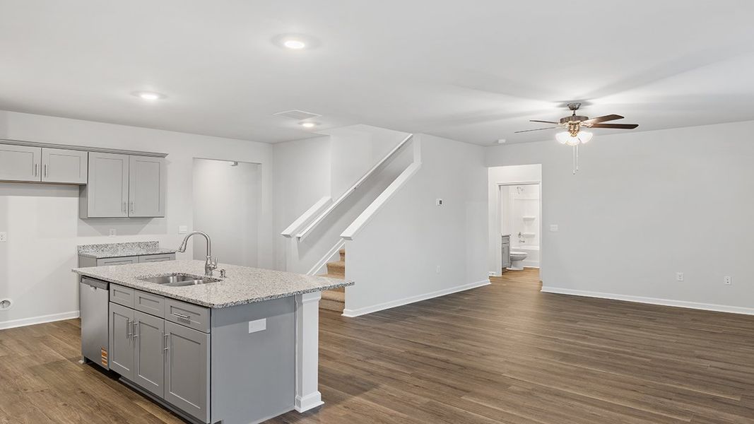 Furnished interior view inside a new home in Southwind Village, Evans (Image 7).