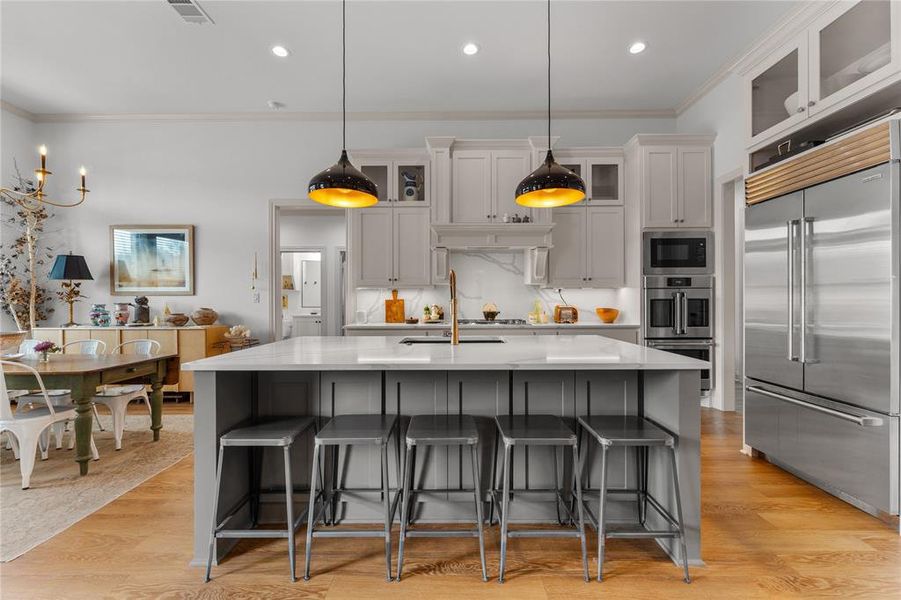 Furnished interior view inside a new home in , Woodway (Image 26).