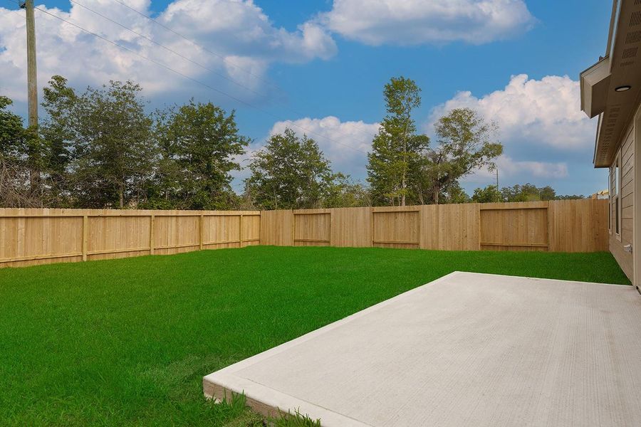 Exterior details and patio area of a home in , Magnolia (Image 16).