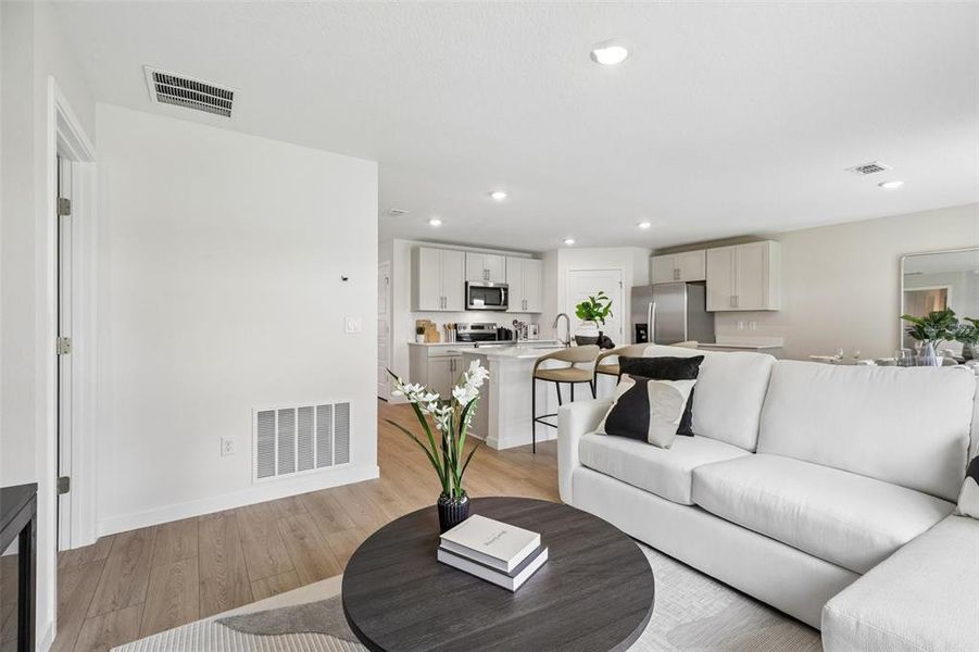 Furnished interior view inside a new home in Boulevard Oaks, Lady Lake (Image 14).