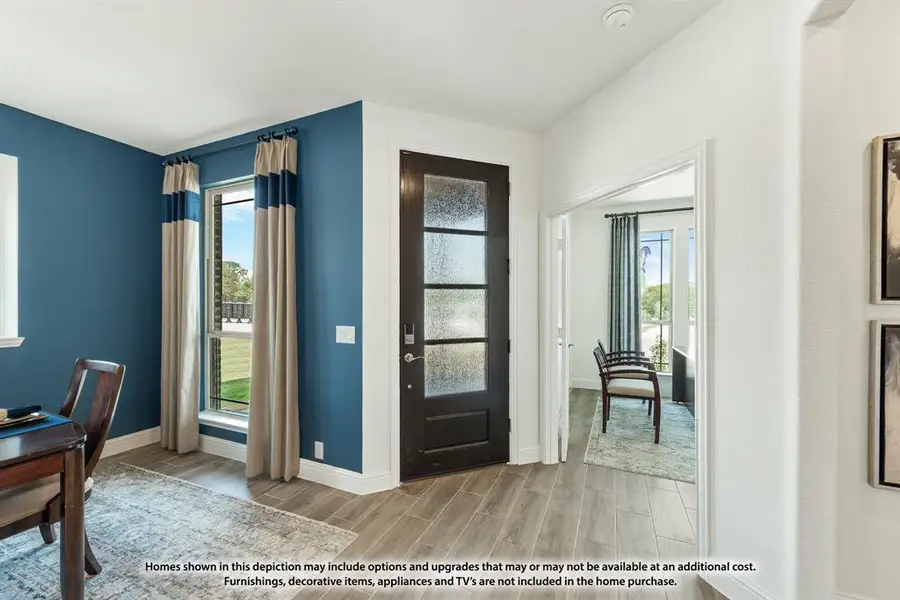 Furnished interior view inside a new home in Mockingbird Hills, Joshua (Image 25).
