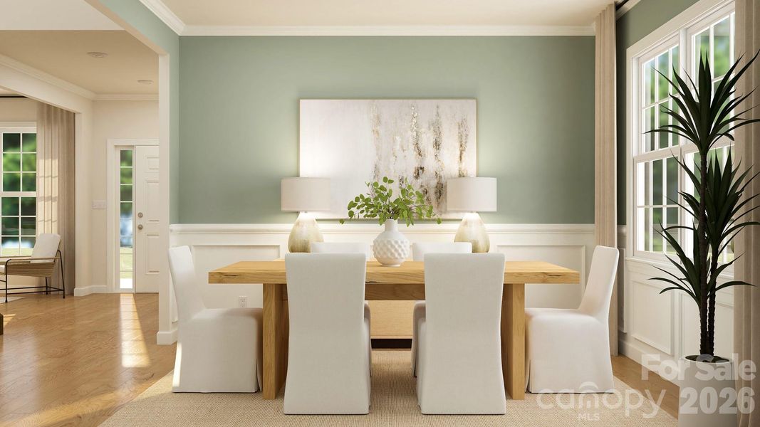 Furnished interior view inside a new home in Harris Mill, Indian Land (Image 14).