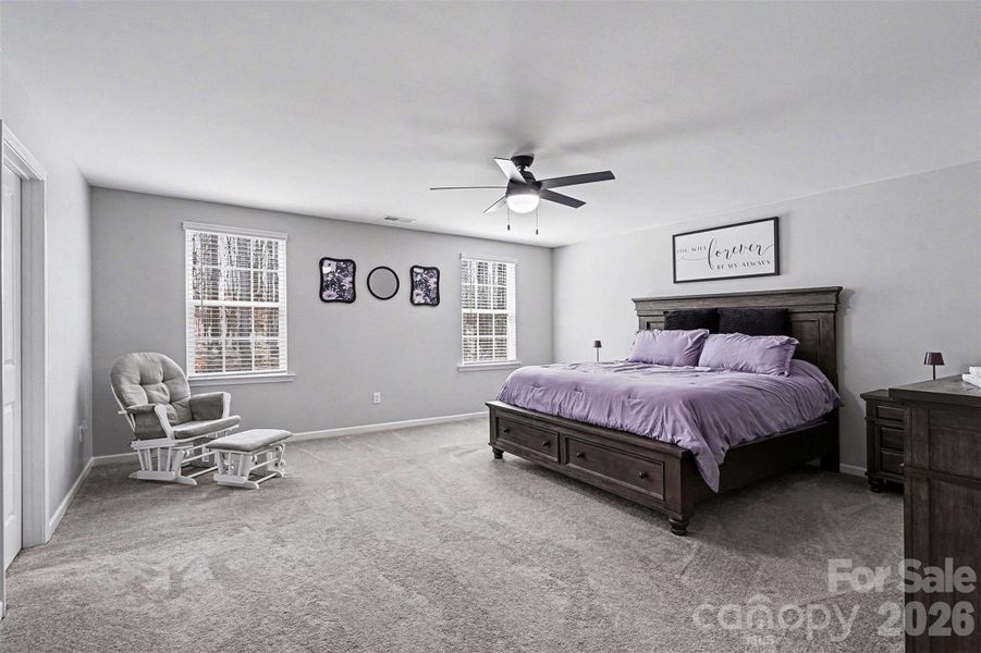 Furnished interior view inside a new home in Falls Cove at Lake Norman, Troutman (Image 29).