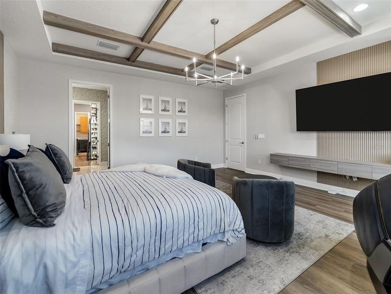 Furnished interior view inside a new home in , Orlando (Image 12).