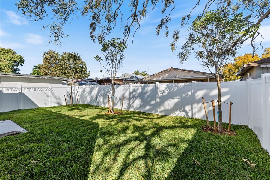 Exterior details and patio area of a home in , Miami (Image 3). Exterior details and patio area of a home in , Miami (Image 3).