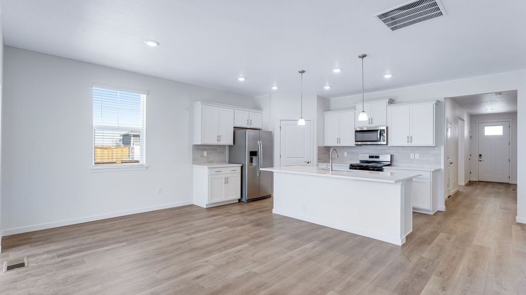 Furnished interior view inside a new home in Lakeside Canyon, Mead (Image 11). Furnished interior view inside a new home in Lakeside Canyon, Mead (Image 11).