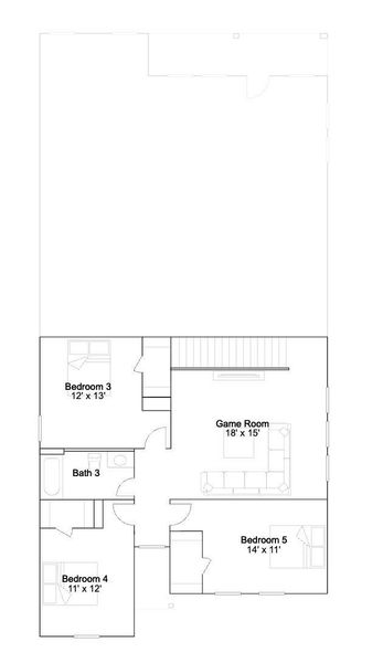 2D floor plan layout of this home in Sunterra Lakes, Brookshire, TX (Image 3). 2D floor plan layout of this home in Sunterra Lakes, Brookshire, TX (Image 3).