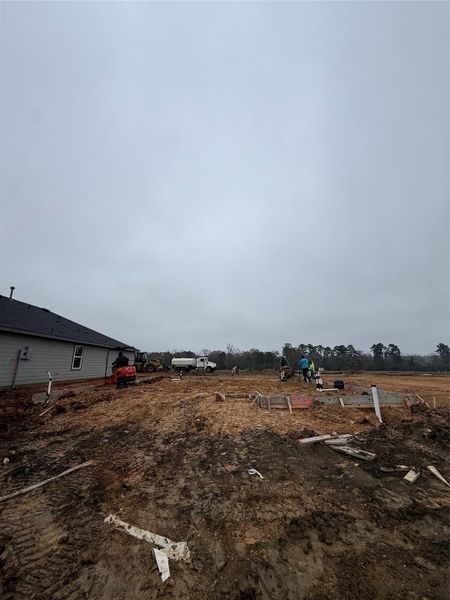 Site preparation for new homesites in Lexington Heights 50', Willis (Image 3).
