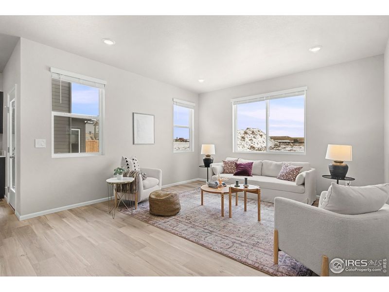 Furnished interior view inside a new home in Lake Bluff, Greeley (Image 12).