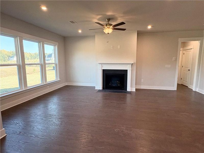 Spacious, unfurnished interior of a new home in Riversprings, Dacula (Image 38). Spacious, unfurnished interior of a new home in Riversprings, Dacula (Image 38).