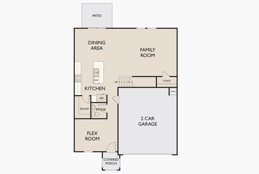 2D floor plan layout for the Spectra by Starlight Homes in Brookshire at Legacy Hills, Celina, TX (Image 3). 2D floor plan layout for the Spectra by Starlight Homes in Brookshire at Legacy Hills, Celina, TX (Image 3).
