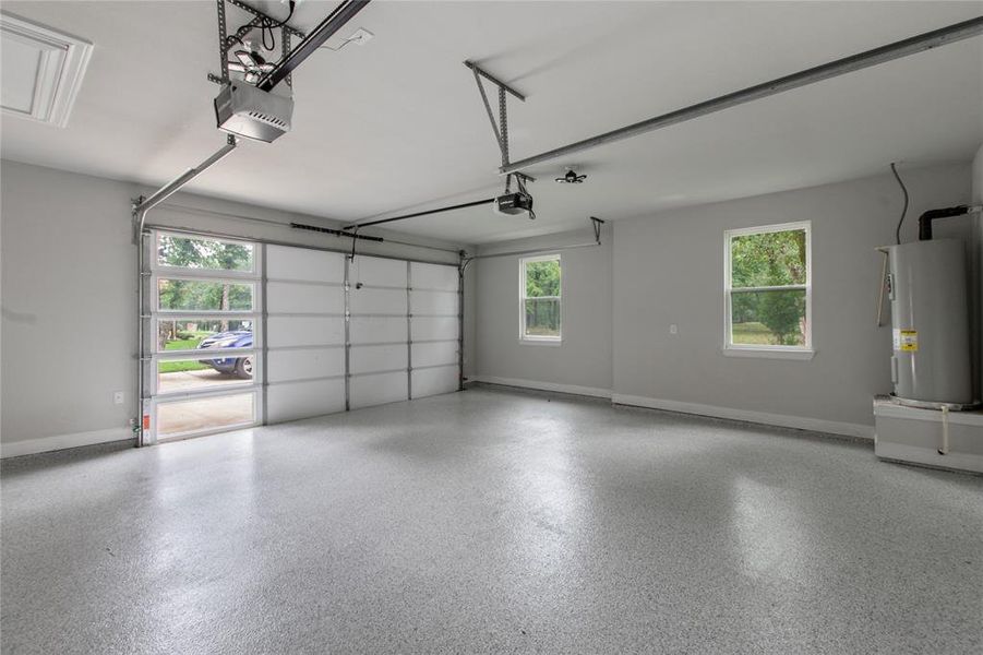 Epoxy floor garage