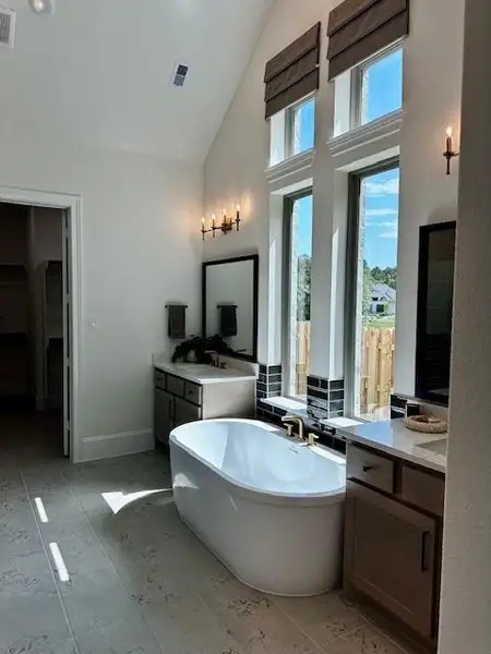 Furnished interior view inside a new home in Colton, Todd Mission (Image 3). Furnished interior view inside a new home in Colton, Todd Mission (Image 3).