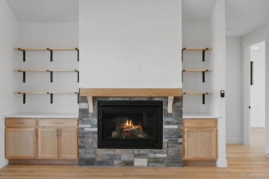 Fire Place In Living Room