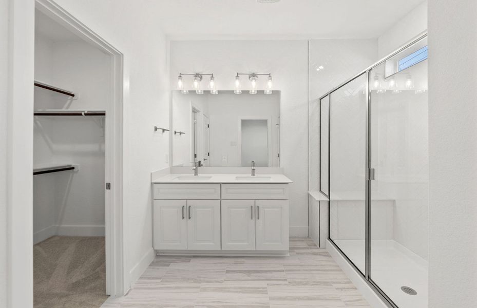 Furnished interior view inside a new home in Northpoint at Old Settlers, Round Rock (Image 6). Furnished interior view inside a new home in Northpoint at Old Settlers, Round Rock (Image 6).