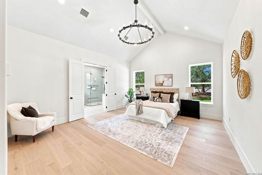 Furnished interior view inside a new home in , Boerne (Image 13).