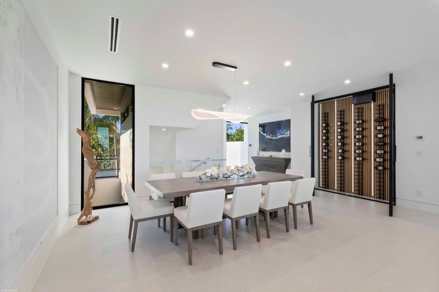 Furnished interior view inside a new home in , Jupiter Island (Image 16).