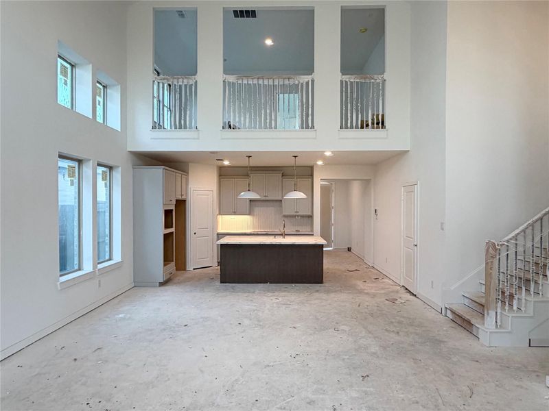 First Floor Sneak Peek Soaring Ceilings