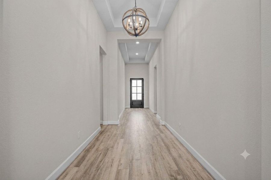 Looking back to Front Door