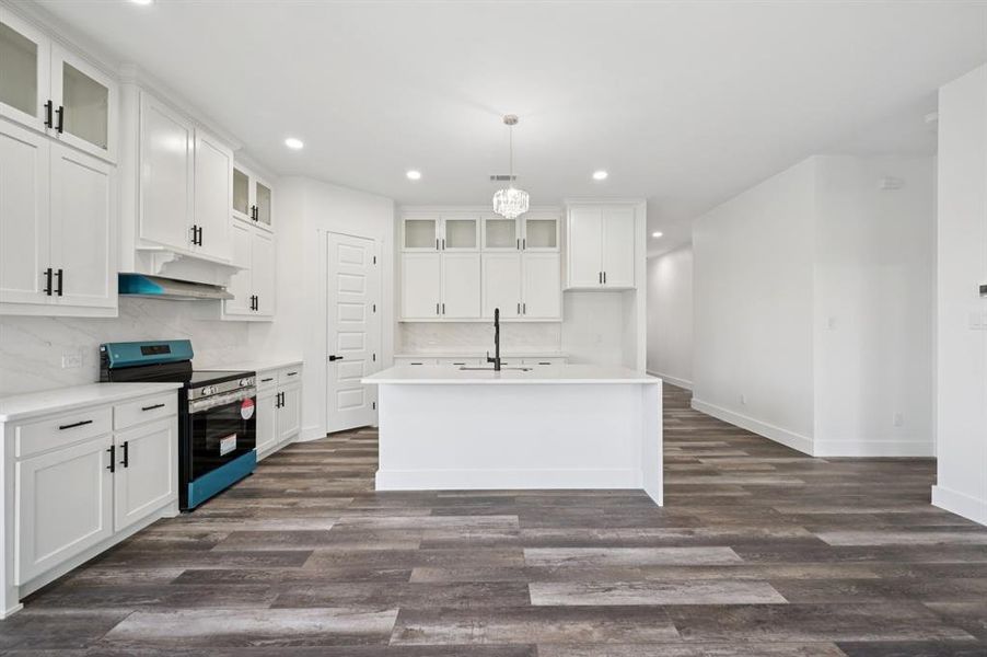 Furnished interior view inside a new home in , Gun Barrel City (Image 11). Furnished interior view inside a new home in , Gun Barrel City (Image 11).