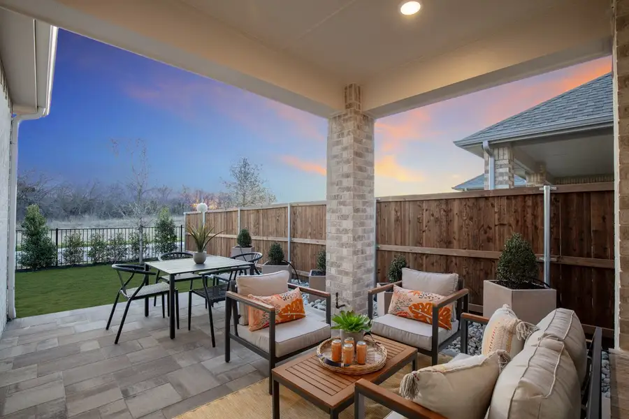 Representative Patio - some options shown