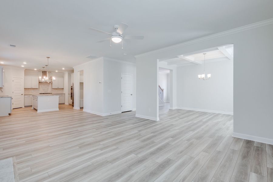 Spacious, unfurnished interior of a new home in Pebble Branch, Chapin (Image 25). Spacious, unfurnished interior of a new home in Pebble Branch, Chapin (Image 25).