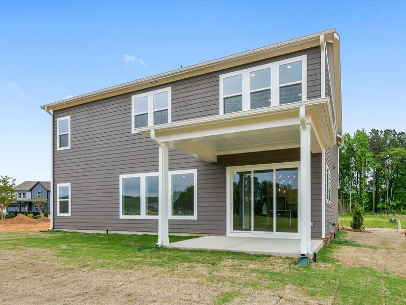 Exterior details and patio area of a home in Hardy Pond, Rock Hill (Image 3).