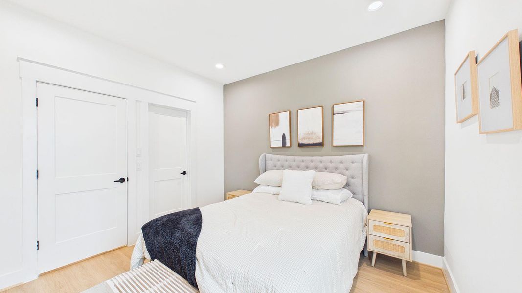Furnished interior view inside a new home in , Houston (Image 37).