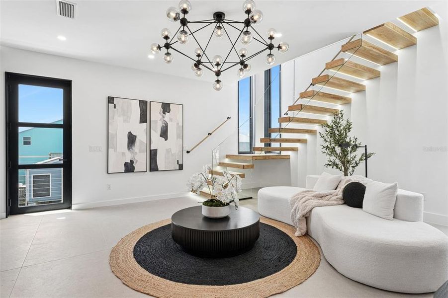 Furnished interior view inside a new home in , New Smyrna Beach (Image 38).