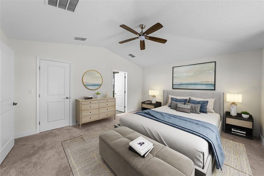 Furnished interior view inside a new home in , St. Petersburg (Image 15).