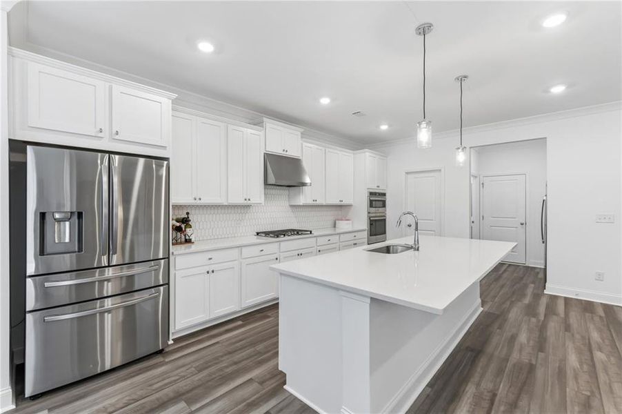 Furnished interior view inside a new home in Bailey Fence, Dacula (Image 11).