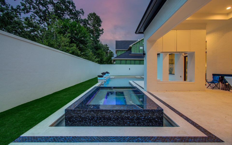 Exterior details and patio area of a home in , Houston (Image 28).