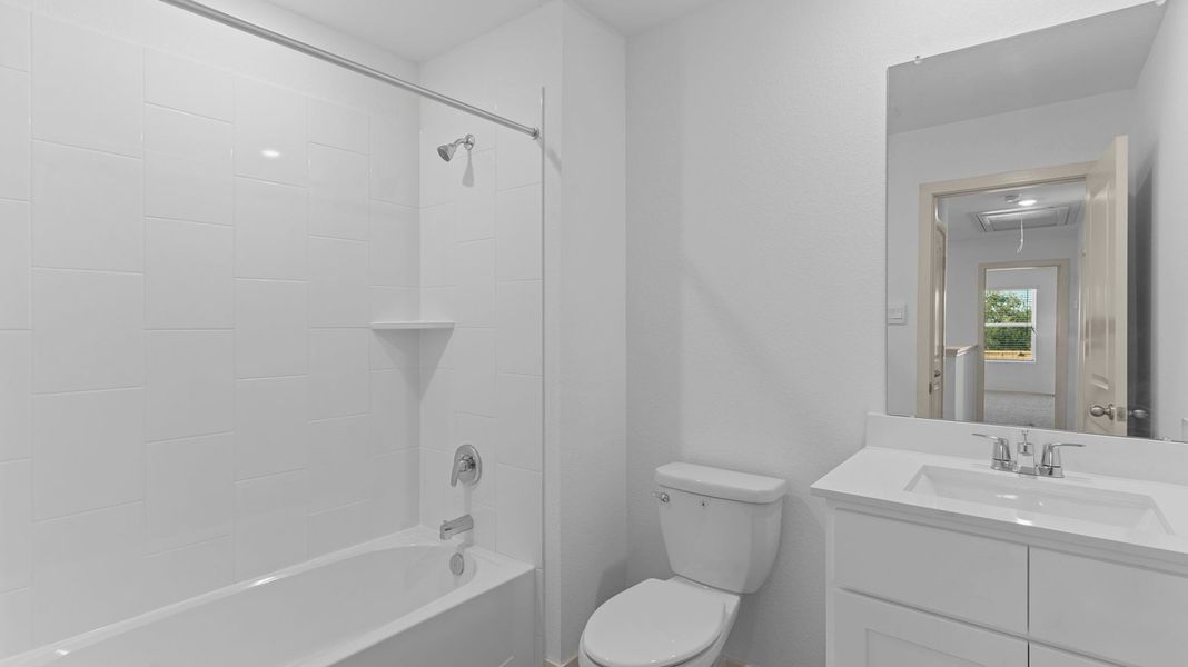 Furnished interior view inside a new home in Watermark, Alvin (Image 5). Furnished interior view inside a new home in Watermark, Alvin (Image 5).