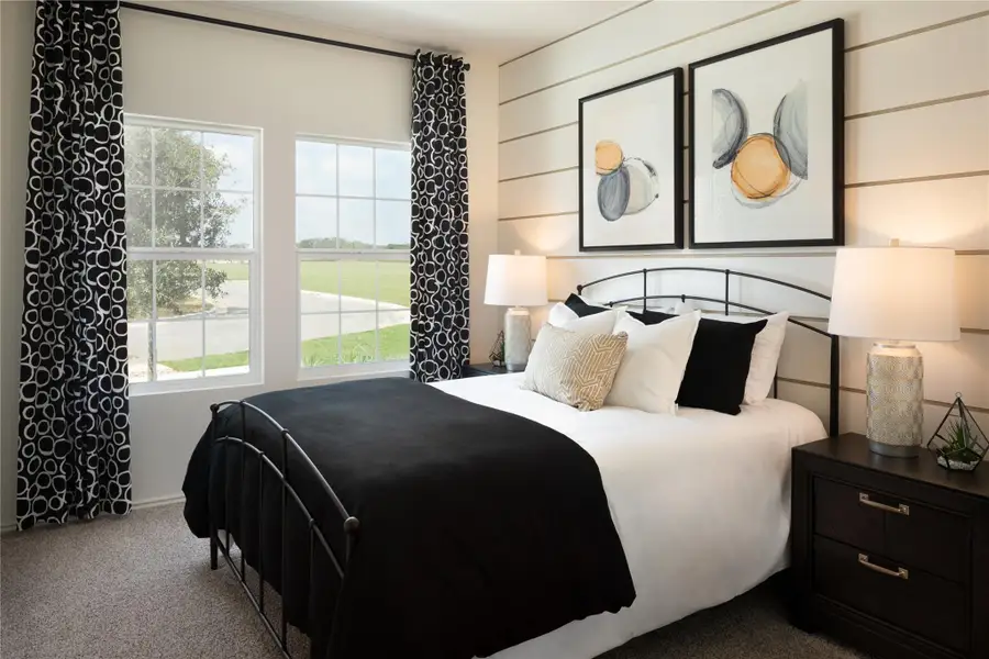 Furnished interior view inside a new home in Meadowlark Preserve: Claremont Collection, Pflugerville (Image 11).