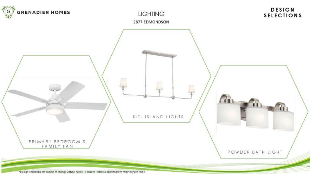 Sample of building materials used in homes in The Tribute, The Colony (Image 3).