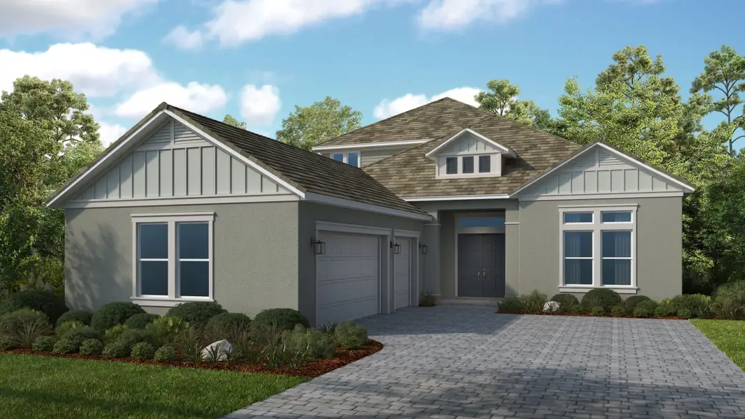 Representative exterior photo of a completed home built from the Argenta by Taylor Morrison in Coasterra Community Group Page, Palmetto, FL (Image 3).
