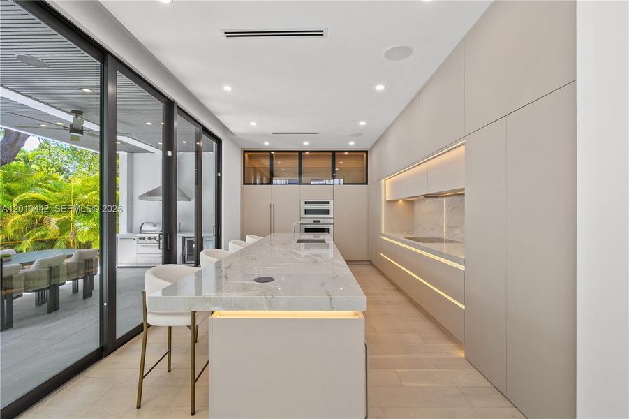 Furnished interior view inside a new home in , Miami (Image 8). Furnished interior view inside a new home in , Miami (Image 8).