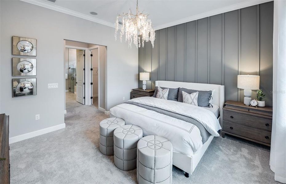 Furnished interior view inside a new home in Arbor Oaks, North Port (Image 6).