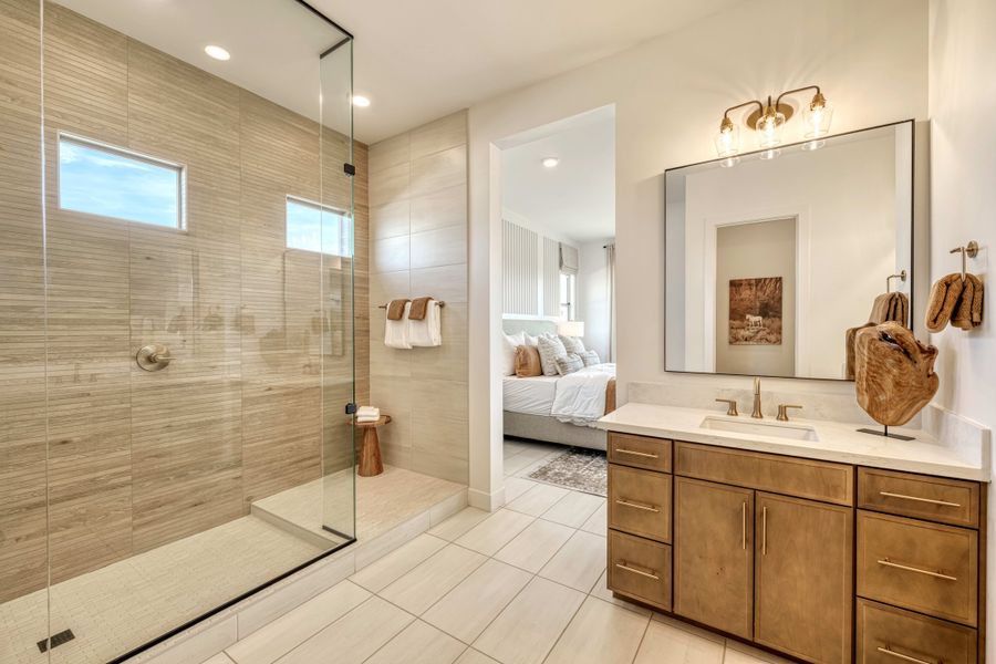 Representative furnished interior of a home built from the Pecan Plan 60-4 by Tri Pointe Homes in Abel Ranch, Goodyear (Image 13).