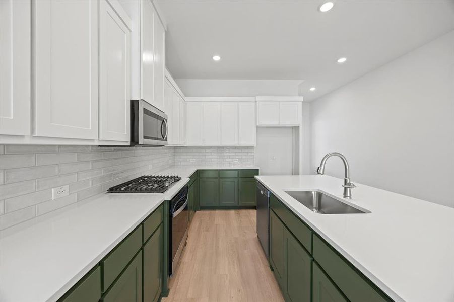 Furnished interior view inside a new home in North Square at Uptown, Celina (Image 5). Furnished interior view inside a new home in North Square at Uptown, Celina (Image 5).