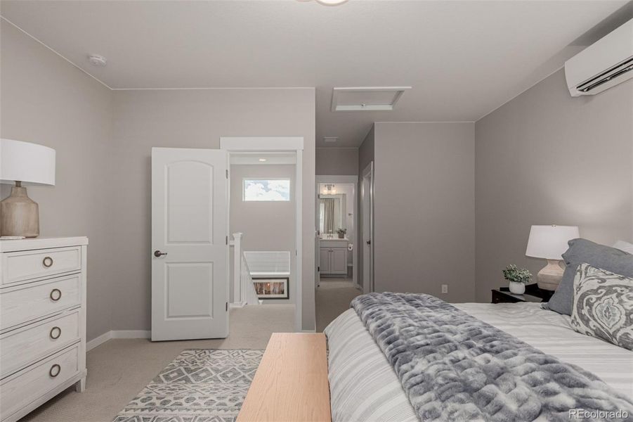 Third floor is an entire guest suite with walk-in closet and full bathroom Third floor is an entire guest suite with walk-in closet and full bathroom