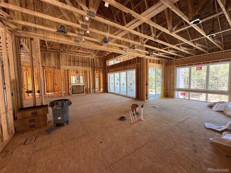 In-progress construction of a new home in , Franktown, CO (Image 5).