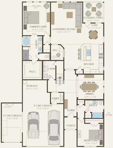 Pulte Homes, Mooreville floor plan Pulte Homes, Mooreville floor plan