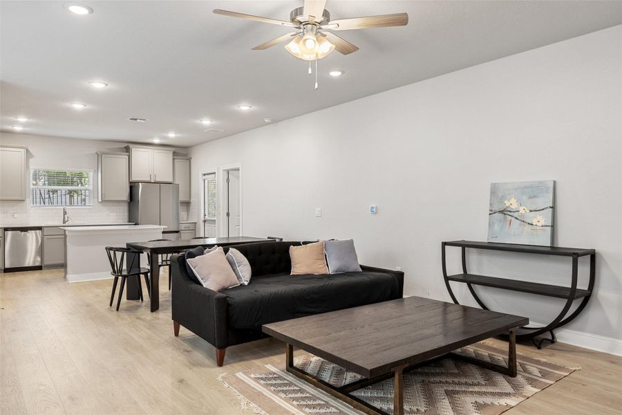 Furnished interior view inside a new home in Messinger Village, Austin (Image 10).