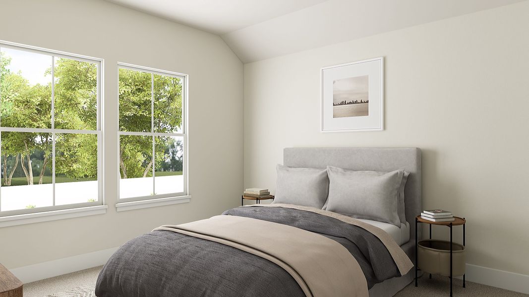 Representative furnished interior of a home built from the Bailey by Tri Pointe Homes in The Meadows, Denton (Image 11).