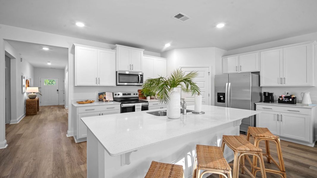 Furnished interior view inside a new home in The Lakes at North Glynn, Brunswick (Image 7).